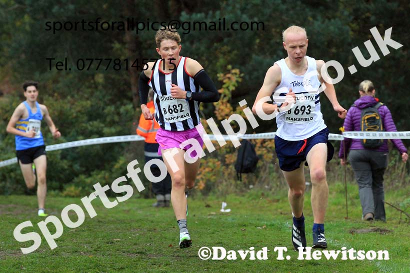 Mens Under-17s, 2022 National Cross Country Relays, Berry Hill Park, Mansfield.  Photo: David T. Hewitson/Sports for All Pics